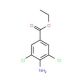 Ethyl 4-amino-3,5-dichlorobenzoate (CAS 74878-31-2) - chemical structure image