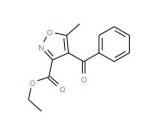 Ethyl 4-benzoyl-5-methylisoxazole-3-carboxylate - chemical structure image