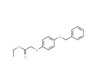 Ethyl [4-(benzyloxy)phenoxy]acetate (CAS 142717-44-0) - chemical structure image