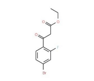 Ethyl (4-bromo-2-fluorobenzoyl)acetate - chemical structure image