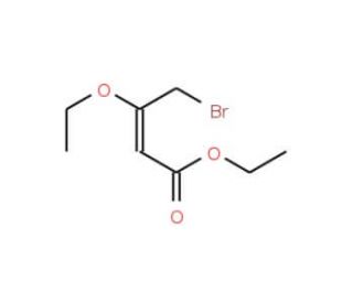 ethyl 4-bromo-3-ethoxybut-2-enoate (CAS 1116-50-3) - chemical structure image