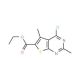 ethyl 4-chloro-2,5-dimethylthieno[2,3-d]pyrimidine-6-carboxylate (CAS 148838-70-4) - chemical structure image