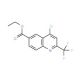 Ethyl 4-chloro-2-(trifluoromethyl)quinoline-6-carboxylate (CAS 680211-86-3) - chemical structure image
