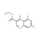 Ethyl 4-chloro-5,7-difluoroquinoline-3-carboxylate (CAS 311346-69-7) - chemical structure image