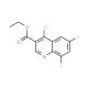 Ethyl 4-chloro-6,8-difluoroquinoline-3-carboxylate (CAS 150258-20-1) - chemical structure image