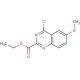 Ethyl 4-chloro-6-methoxyquinazoline-2-carboxylate (CAS 364385-74-0) - chemical structure image