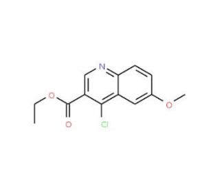 Ethyl 4-chloro-6-methoxyquinoline-3-carboxylate (CAS 22931-71-1) - chemical structure image