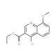 Ethyl 4-chloro-8-methoxyquinoline-3-carboxylate (CAS 27568-05-4) - chemical structure image
