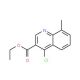Ethyl 4-chloro-8-methylquinoline-3-carboxylate (CAS 37041-32-0) - chemical structure image
