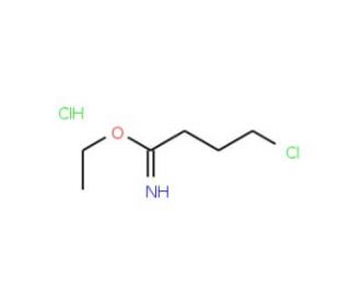 Ethyl 4-chlorobutanimidoate hydrochloride - chemical structure image