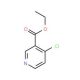 Ethyl 4-Chloronicotinate (CAS 37831-62-2) - chemical structure image