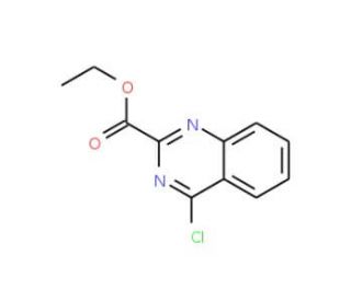 Ethyl 4-chloroquinazoline-2-carboxylate (CAS 34632-69-4) - chemical structure image