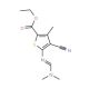 ethyl 4-cyano-5-{[(1E)-(dimethylamino)methylene]amino}-3-methylthiophene-2-carboxylate - chemical structure image