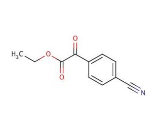 Ethyl 4-cyanobenzoylformate (CAS 302912-31-8) - chemical structure image
