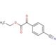 Ethyl 4-cyanobenzoylformate (CAS 302912-31-8) - chemical structure image