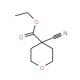 ethyl 4-cyanotetrahydro-2H-pyran-4-carboxylate - chemical structure image