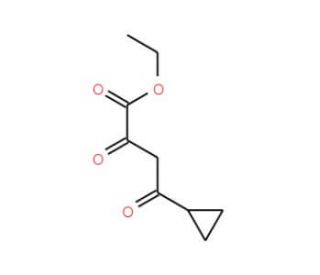 ethyl 4-cyclopropyl-2,4-dioxobutanoate (CAS 21080-80-8) - chemical structure image