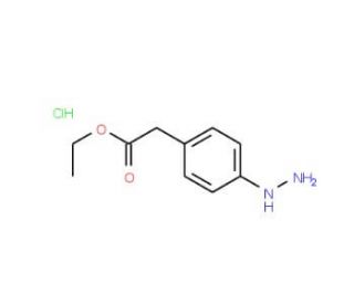 Ethyl (4-hydrazinophenyl)acetate hydrochloride - chemical structure image