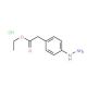 Ethyl (4-hydrazinophenyl)acetate hydrochloride - chemical structure image