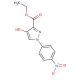 ethyl 4-hydroxy-1-(4-nitrophenyl)-1H-pyrazole-3-carboxylate - chemical structure image