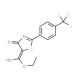 Ethyl 4-hydroxy-2-[4-(trifluoromethyl)phenyl]thiazole-5-carboxylate (CAS 227199-08-8) - chemical structure image