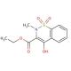 Ethyl 4-Hydroxy-2-methyl-2H-1,2-benzothiazine-3-carboxylate 1,1-Dioxide(Piroxicam Impurity K) (CAS 24683-26-9) - chemical str