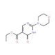 Ethyl 4-hydroxy-2-morpholinopyrimidine-5-carboxylate (CAS 25693-41-8) - chemical structure image