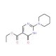 Ethyl 4-hydroxy-2-(piperidin-1-yl)pyrimidine-5-carboxylate (CAS 25693-43-0) - chemical structure image