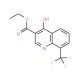 Ethyl 4-hydroxy-8-(trifluoromethyl)quinoline-3-carboxylate (CAS 23851-84-5) - chemical structure image