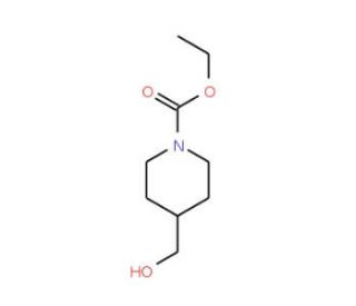 ethyl 4-(hydroxymethyl)piperidine-1-carboxylate - chemical structure image