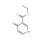 Ethyl 4-hydroxynicotinate (CAS 57905-31-4) - chemical structure image