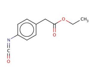 Ethyl (4-isocyanatophenyl)acetate (CAS 827629-60-7) - chemical structure image
