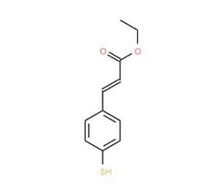 Ethyl 4-Mercaptocinnamate (CAS 1076198-07-6) - chemical structure image