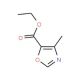 Ethyl 4-methyl-1,3-oxazole-5-carboxylate (CAS 20485-39-6) - chemical structure image