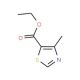 Ethyl 4-methyl-1,3-thiazole-5-carboxylate (CAS 20582-55-2) - chemical structure image