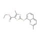 ethyl 4-methyl-2-[(2-methylquinolin-8-yl)oxy]-1,3-thiazole-5-carboxylate - chemical structure image