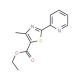 Ethyl 4-methyl-2-(2-pyridinyl)-1,3-thiazole-5-carboxylate (CAS 39091-00-4) - chemical structure image