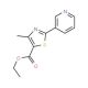 Ethyl 4-methyl-2-(3-pyridinyl)-1,3-thiazole-5-carboxylate (CAS 39091-00-4) - chemical structure image
