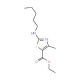 ethyl 4-methyl-2-(pentylamino)-1,3-thiazole-5-carboxylate - chemical structure image