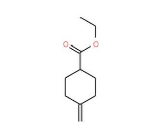 Ethyl 4-methylenecyclohexanecarboxylate (CAS 145576-28-9) - chemical structure image
