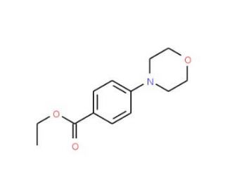 Ethyl 4-morpholinobenzenecarboxylate (CAS 19614-15-4) - chemical structure image