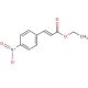 Ethyl 4-nitrocinnamate, predominantly trans (CAS 953-26-4) - chemical structure image