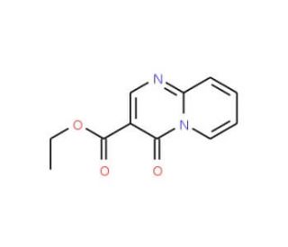 Ethyl 4-oxo-4H-pyrido[1,2-a]pyrimidine-3-carboxylate (CAS 32092-18-5) - chemical structure image