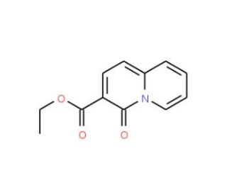 Ethyl 4-Oxo-4H-quinolizine-3-carboxlate (CAS 88612-71-9) - chemical structure image