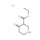 Ethyl 4-piperidone-3-carboxylate HCl (CAS 4644-61-5) - chemical structure image