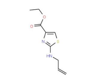 Ethyl 4-(prop-2-enylamino)-3,5-thiazolecarboxylate - chemical structure image