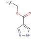 Ethyl 4-pyrazolecarboxylate (CAS 37622-90-5) - chemical structure image