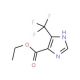 Ethyl 4-(trifluoromethyl)-1H-imidazole-5-carboxylate (CAS 55942-41-1) - chemical structure image