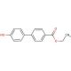 Ethyl 4′-hydroxy-4-biphenylcarboxylate (CAS 50670-76-3) - chemical structure image