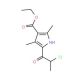 ethyl 5-(2-chloropropanoyl)-2,4-dimethyl-1H-pyrrole-3-carboxylate - chemical structure image